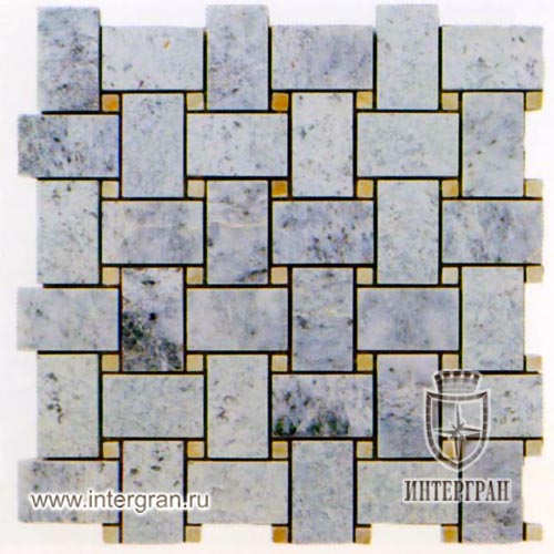 Мозаика микс RMMK0007 от компании «ИНТЕРГРАН» | Изготовление мозаики из натурального камня