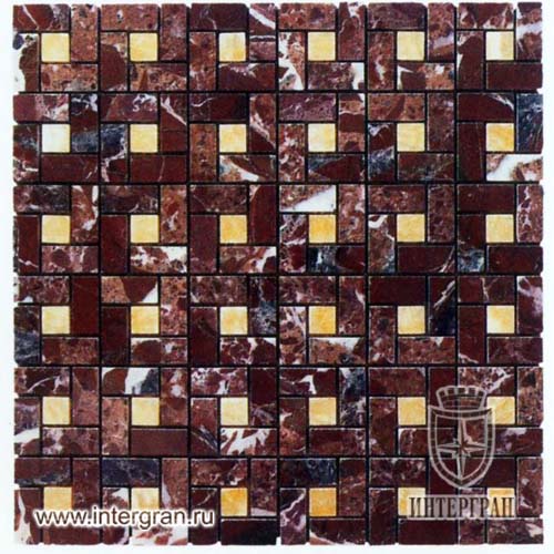 Мозаика микс RMMK0012 от компании «ИНТЕРГРАН» | Изготовление мозаики из натурального камня