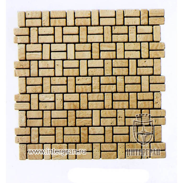 Мозаика простая RMPR0003 от компании «ИНТЕРГРАН» | Изготовление мозаики из натурального камня