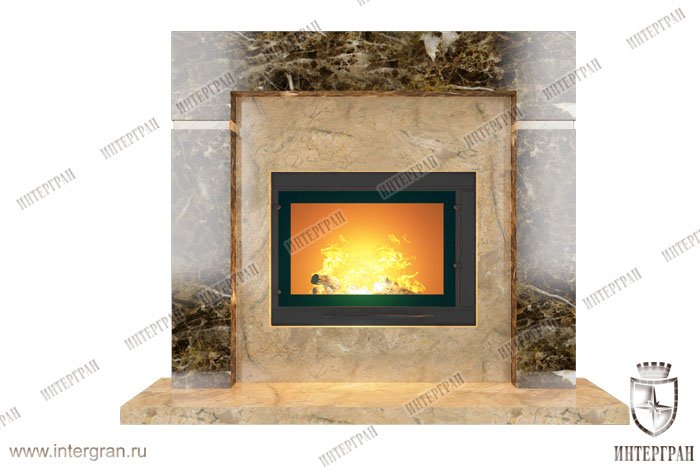 Камин из мрамора KD 005 Кристина купить в Москве
